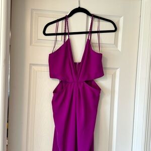 Italian Zara magenta formal jumpsuit